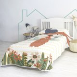 Sengetppe (vattppe) HappyFriday Mr Fox Jungle Life Multifarvet 200 x 260 cm #2