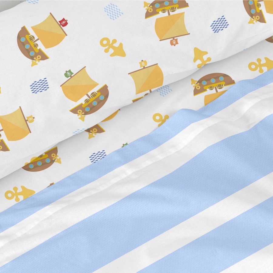 Sengetj st HappyFriday Happynois Pirate Ship Multifarvet Seng 105 2 Dele #3