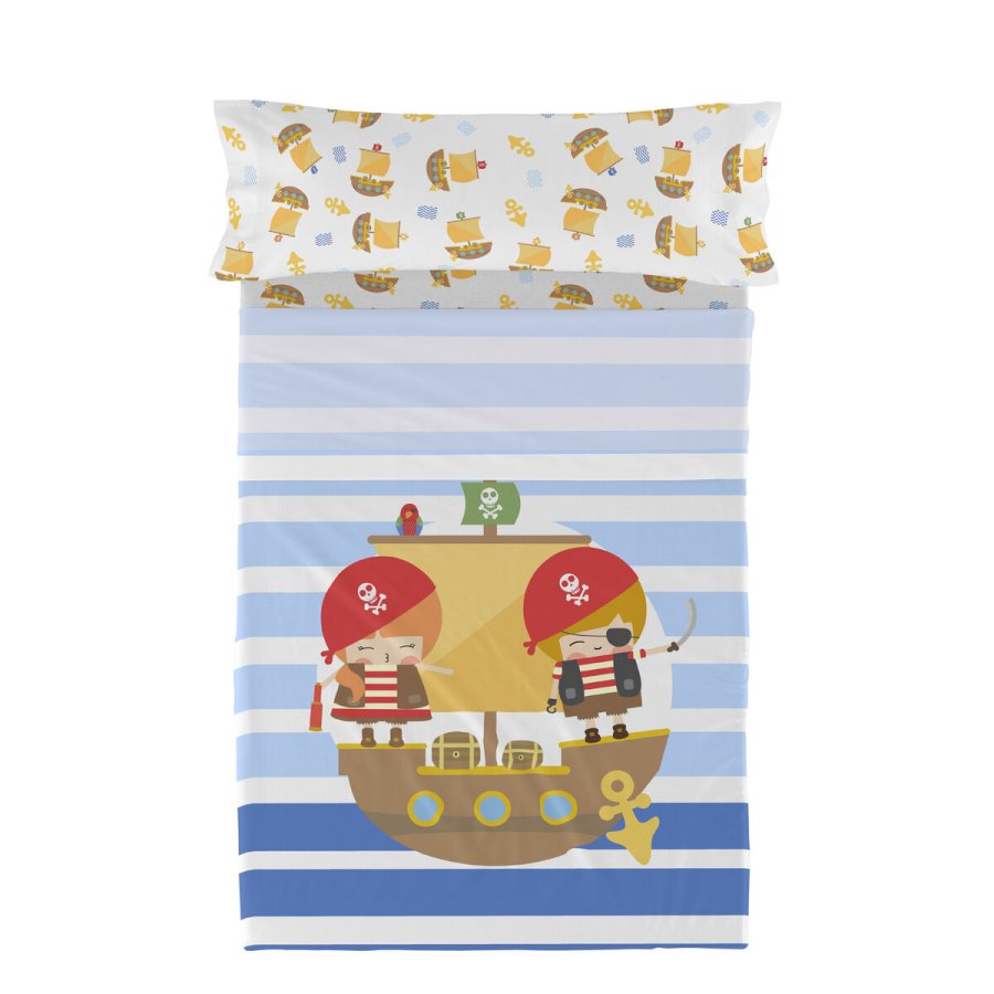 Sengetj st HappyFriday Happynois Pirate Ship Multifarvet Seng 105 2 Dele #1