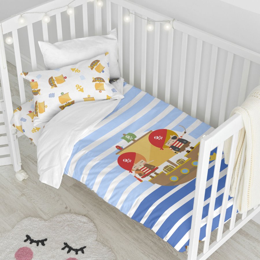 Dynebetrk st HappyFriday Happynois Pirate Ship Multifarvet Vugge til baby 2 Dele #6