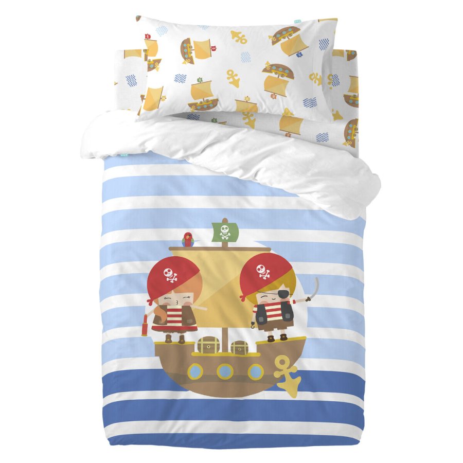 Dynebetrk st HappyFriday Happynois Pirate Ship Multifarvet Vugge til baby 2 Dele #1