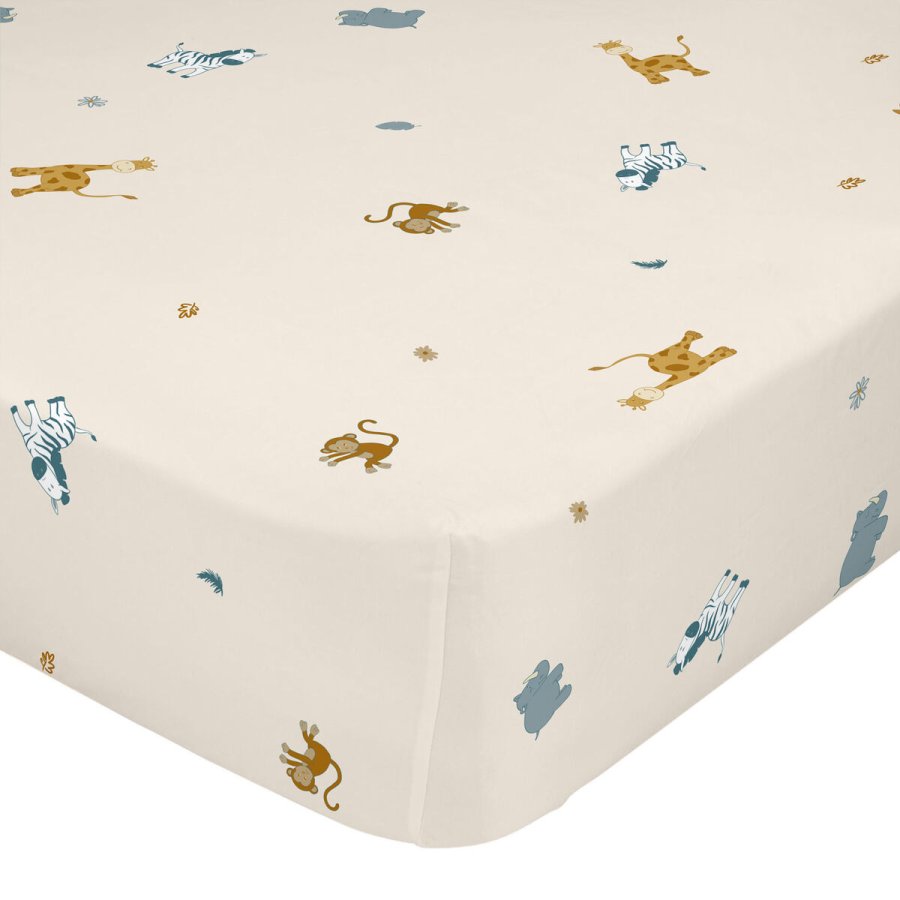 bundplastik HappyFriday Beige Multifarvet 90 x 200 x 32 cm dyr #1