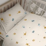 Dynebetrk st HappyFriday Mini Animals Multifarvet Vugge til baby 2 Dele #6