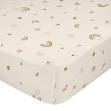 bundplastik HappyFriday Iris Beige Multifarvet 70 x 140 x 14 cm #1