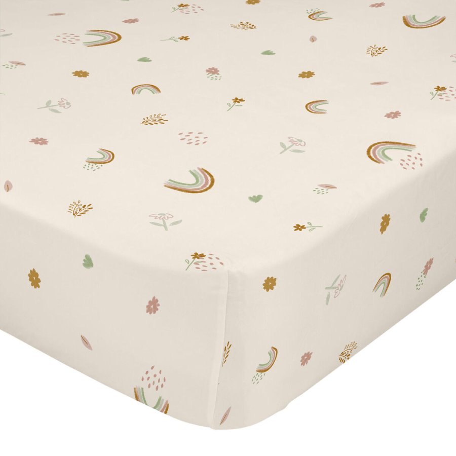 bundplastik HappyFriday Iris Beige Multifarvet 70 x 140 x 14 cm #1