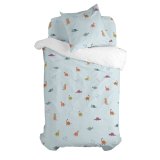 Dynebetrk st HappyFriday Mini dinosaur Multifarvet Seng 80 2 Dele #1