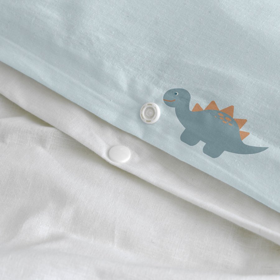 Dynebetrk st HappyFriday Mini dinosaur Multifarvet Vugge til baby 2 Dele #26