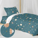 Dynebetrk st HappyFriday Mini universe Multifarvet Seng 80 2 Dele #3
