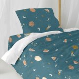 Dynebetrk st HappyFriday Mini universe Multifarvet Seng 80 2 Dele #4