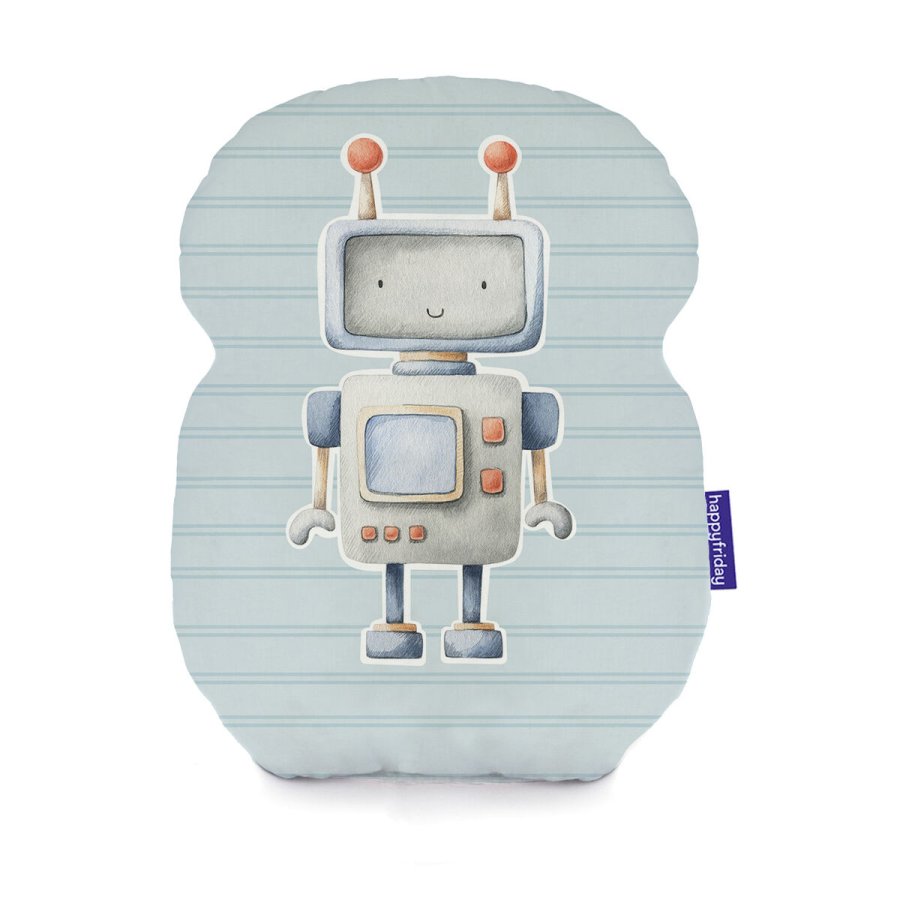 Pude HappyFriday HF Mini Multifarvet Robot 40 x 30 cm #3