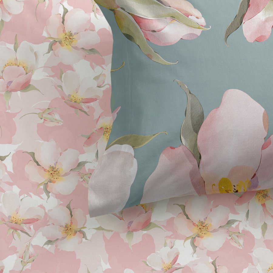 Monteret bundark HappyFriday Spring blossom Multifarvet 180 x 200 x 32 cm #5