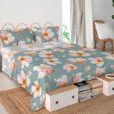 Toplagen HappyFriday Spring blossom Multifarvet 180 x 270 cm #1