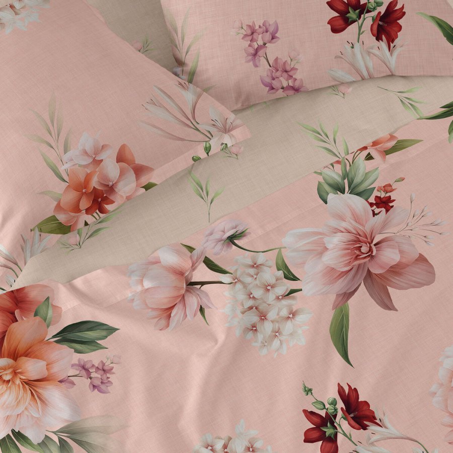Toplagen HappyFriday Summer floral Multifarvet 240 x 270 cm #3