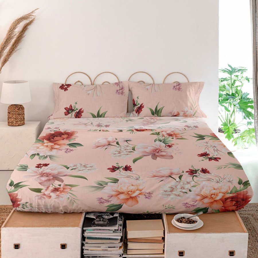 Toplagen HappyFriday Summer floral Multifarvet 240 x 270 cm #5