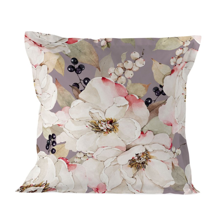 Pudebetrk HappyFriday White Peonies Multifarvet 80 x 80 cm #1