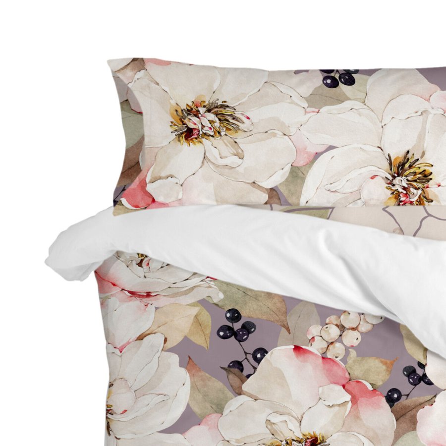 Pudebetrk HappyFriday White Peonies Multifarvet 45 x 125 cm #2