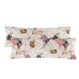 Pudebetrk HappyFriday White Peonies Multifarvet 45 x 110 cm (2 enheder) #1