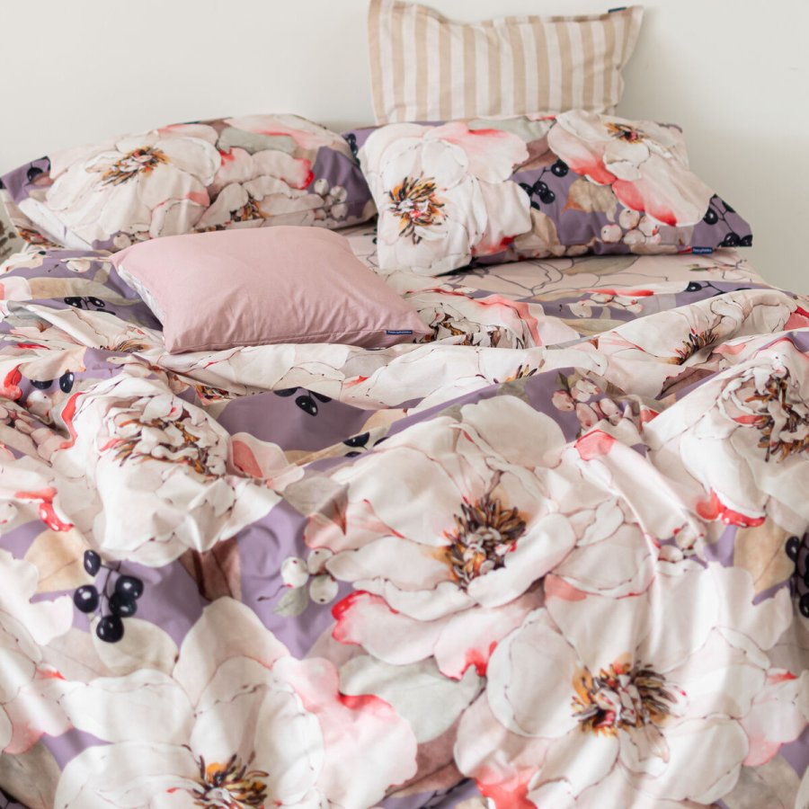 Nordisk cover HappyFriday White Peonies Multifarvet 140 x 200 cm #2