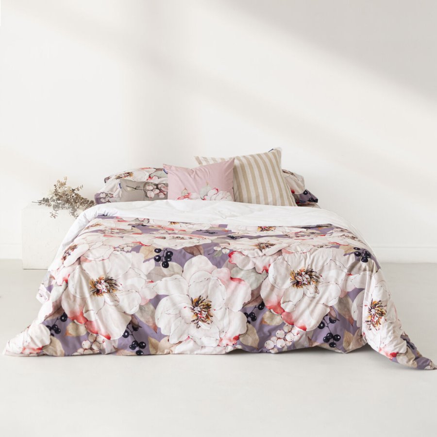 Nordisk cover HappyFriday White Peonies Multifarvet 140 x 200 cm #3