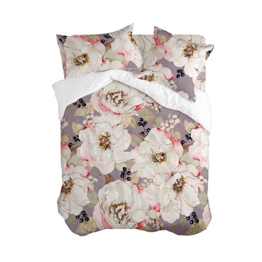 Nordisk cover HappyFriday White Peonies Multifarvet 140 x 200 cm #1