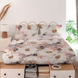 Toplagen HappyFriday White peonies Multifarvet 240 x 270 cm #5