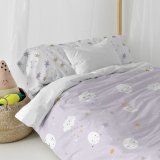 Dynebetrk st HappyFriday Moshi Moshi Moons Multifarvet Seng 80/90 2 Dele #11