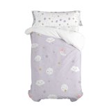 Dynebetrk st HappyFriday Moshi Moshi Moons Multifarvet Seng 80/90 2 Dele #1