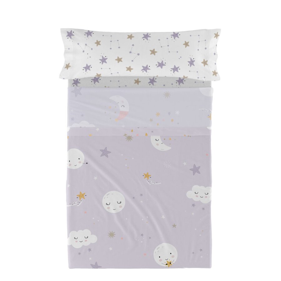 Sengetj st HappyFriday Moshi Moshi Moons Multifarvet Seng 80/90 2 Dele #1