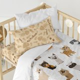 Dynebetrk st HappyFriday Mr Fox Cats Multifarvet Vugge til baby 2 Dele #11