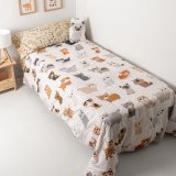 Dynebetrk st HappyFriday Mr Fox Cats Multifarvet Seng 80/90 2 Dele #11
