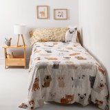 Dynebetrk st HappyFriday Mr Fox Cats Multifarvet Seng 80/90 2 Dele #16