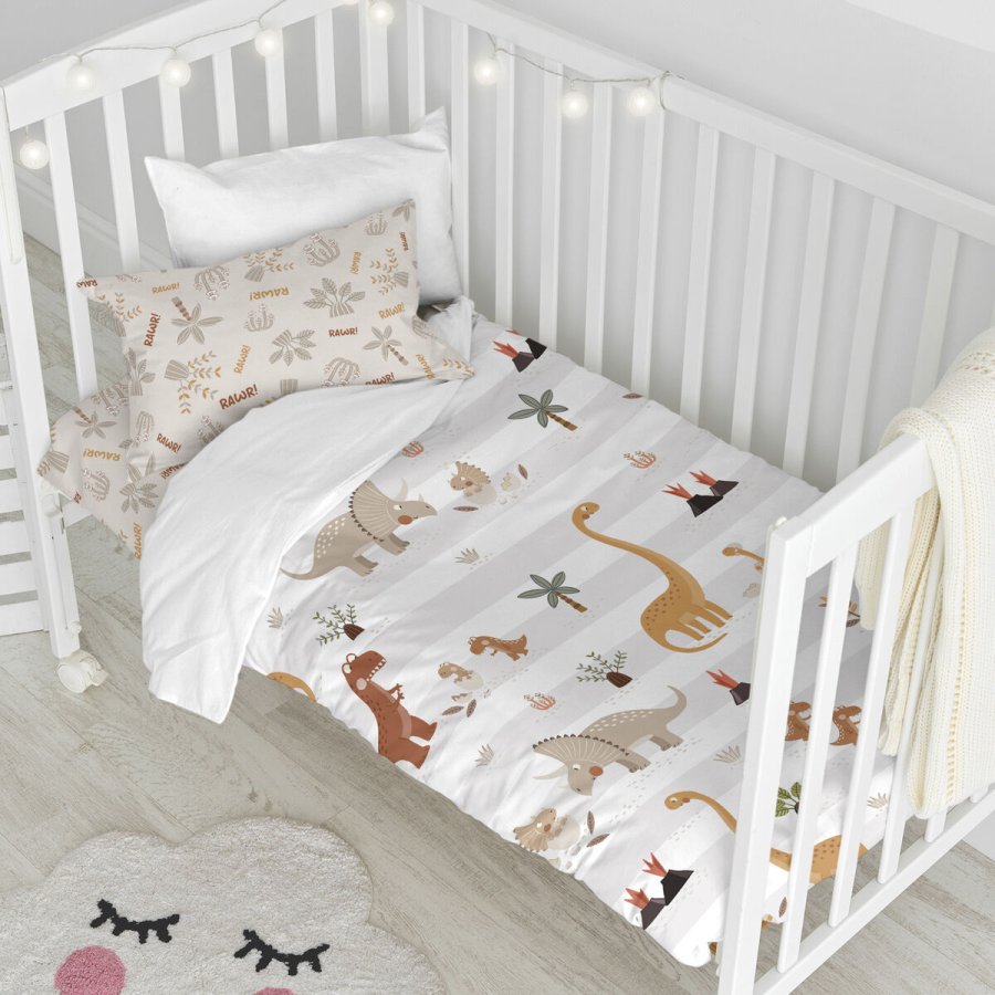 Dynebetrk st HappyFriday Moshi Moshi Dino Family Multifarvet Vugge til baby 2 Dele #6