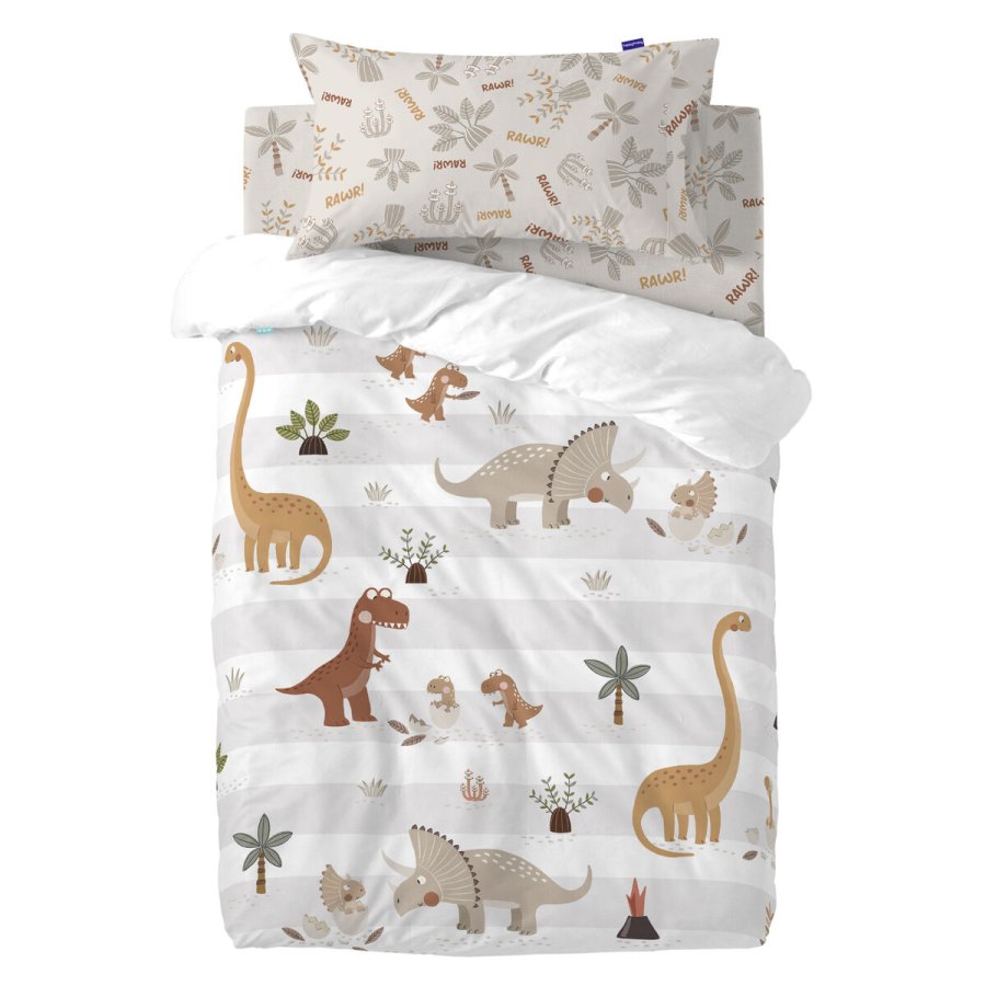 Dynebetrk st HappyFriday Moshi Moshi Dino Family Multifarvet Vugge til baby 2 Dele #1