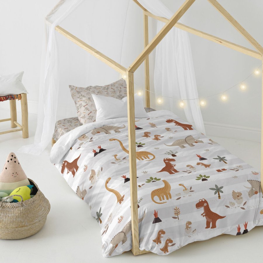 Dynebetrk st HappyFriday Moshi Moshi Dino Family Multifarvet Seng 80 2 Dele #16