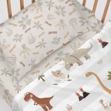Sengetj st HappyFriday Moshi Moshi Dino family  Multifarvet Vugge til baby 2 Dele #5