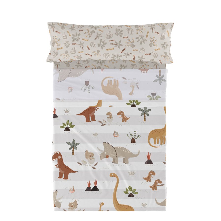 Sengetj st HappyFriday Moshi Moshi Dino family  Multifarvet Seng 80/90 2 Dele #1
