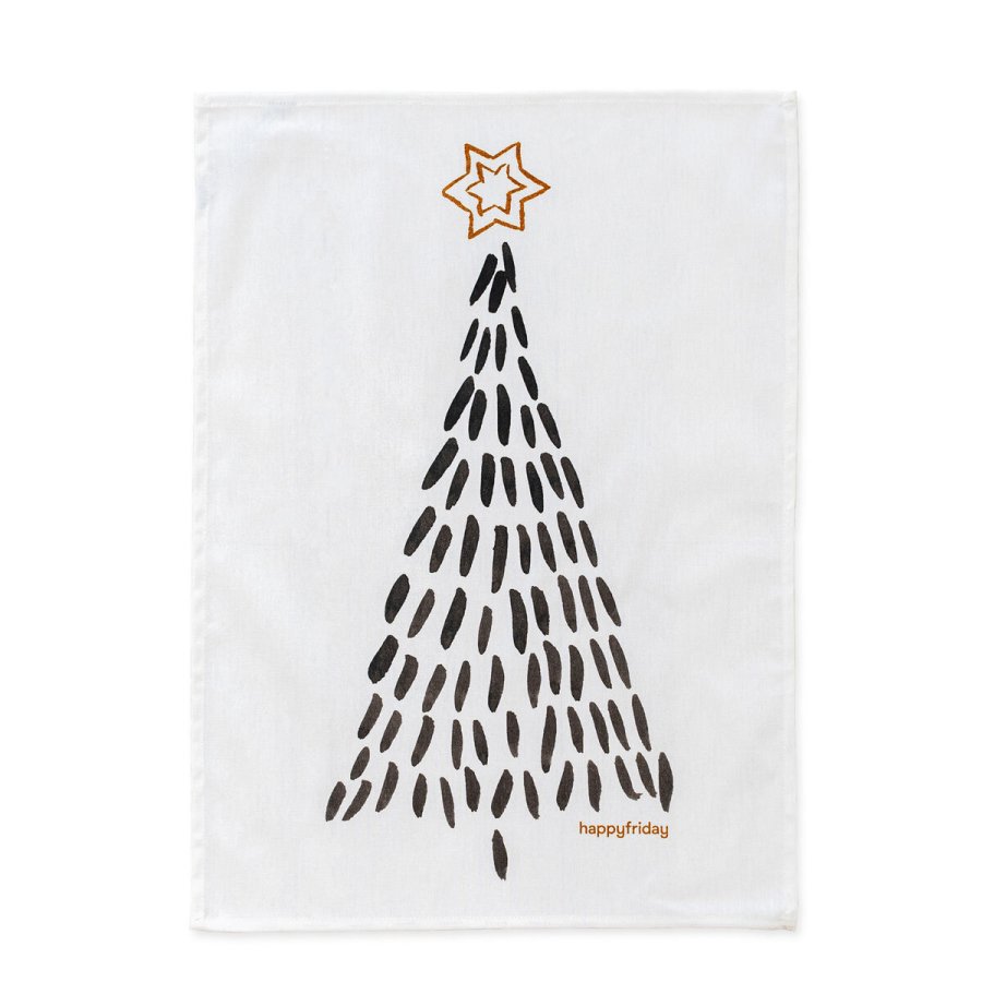 Karklud HappyFriday Xmas Gold Multifarvet 70 x 50 cm (2 enheder) #6
