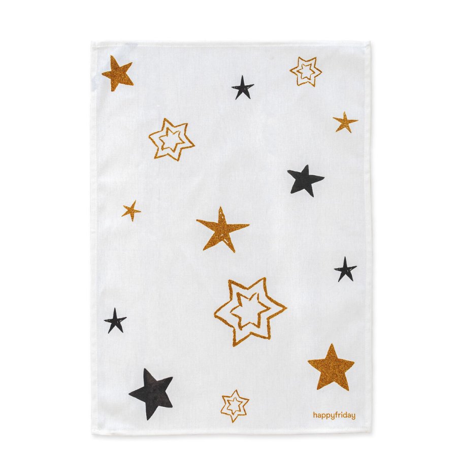 Karklud HappyFriday Xmas Gold Multifarvet 70 x 50 cm (2 enheder) #11