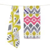 Karklud HappyFriday Ikat Multifarvet 70 x 50 cm (2 enheder) #16