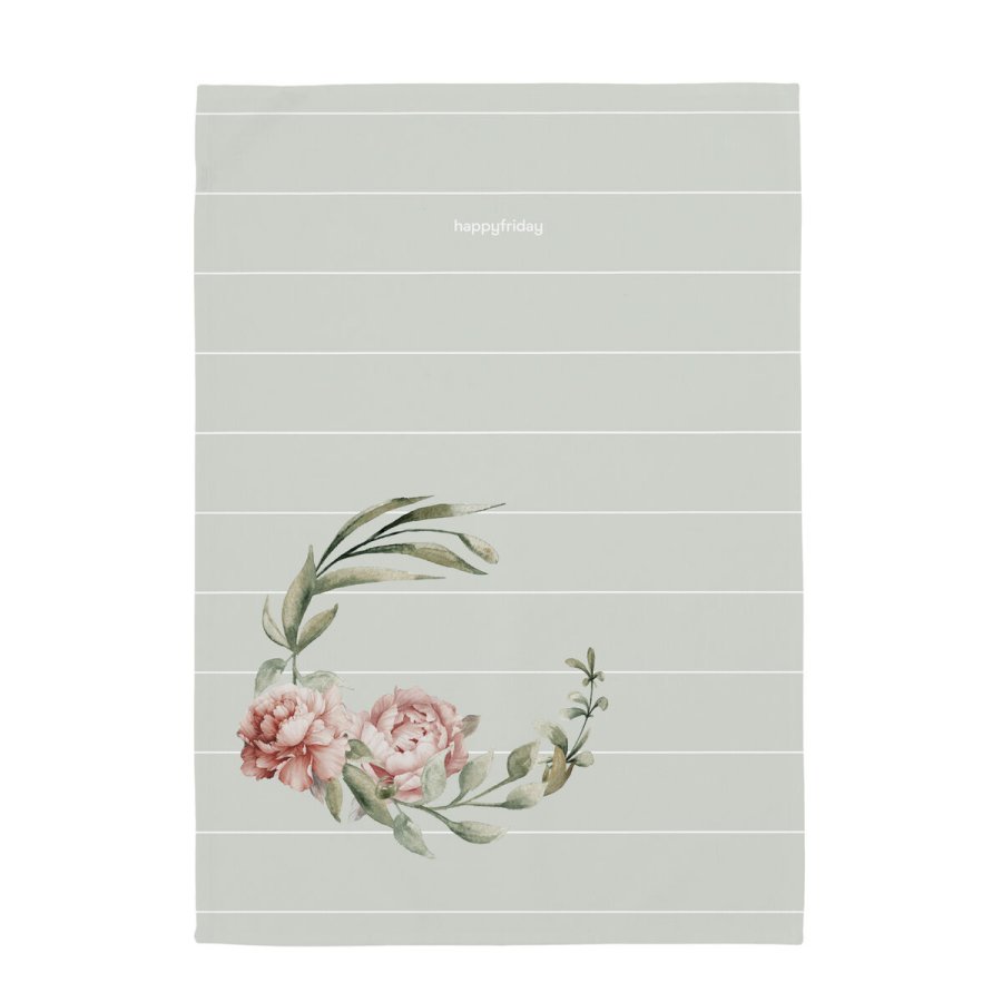 Karklud HappyFriday Winter Peony Multifarvet 70 x 50 cm (2 enheder) #6
