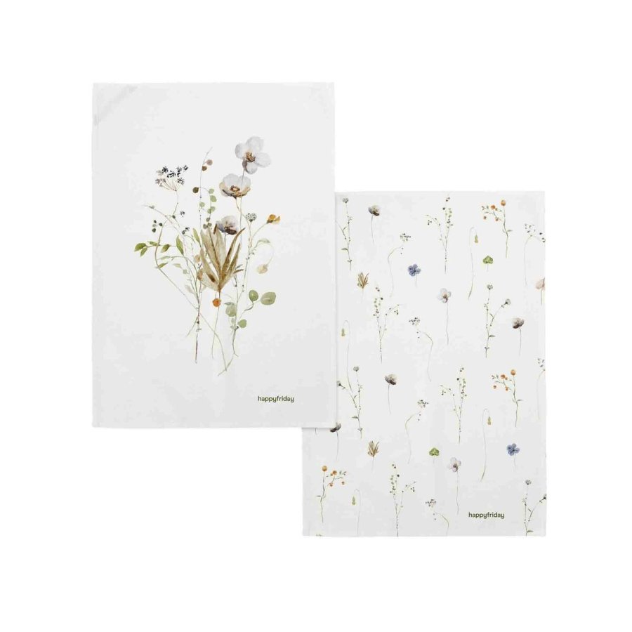 Karklud HappyFriday Ikebana Multifarvet 70 x 50 cm (2 enheder) #1