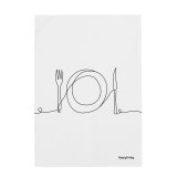 Karklud HappyFriday To Eat Multifarvet 70 x 50 cm (2 enheder) #16