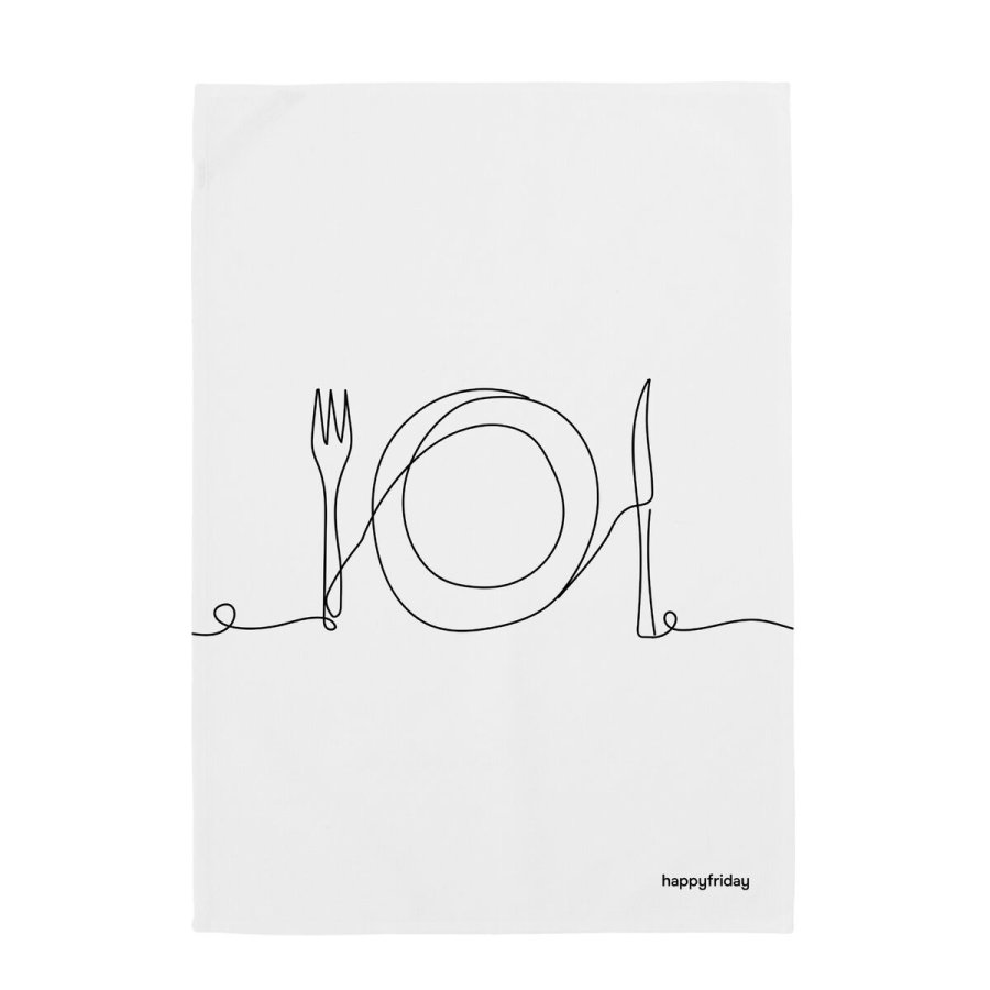Karklud HappyFriday To Eat Multifarvet 70 x 50 cm (2 enheder) #16