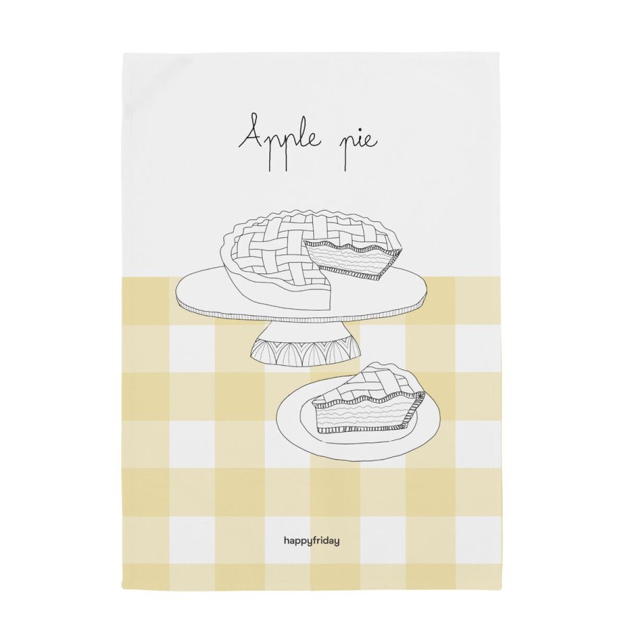 Karklud HappyFriday Apple pie Multifarvet 70 x 50 cm (2 enheder) #11
