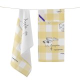 Karklud HappyFriday Apple pie Multifarvet 70 x 50 cm (2 enheder) #16
