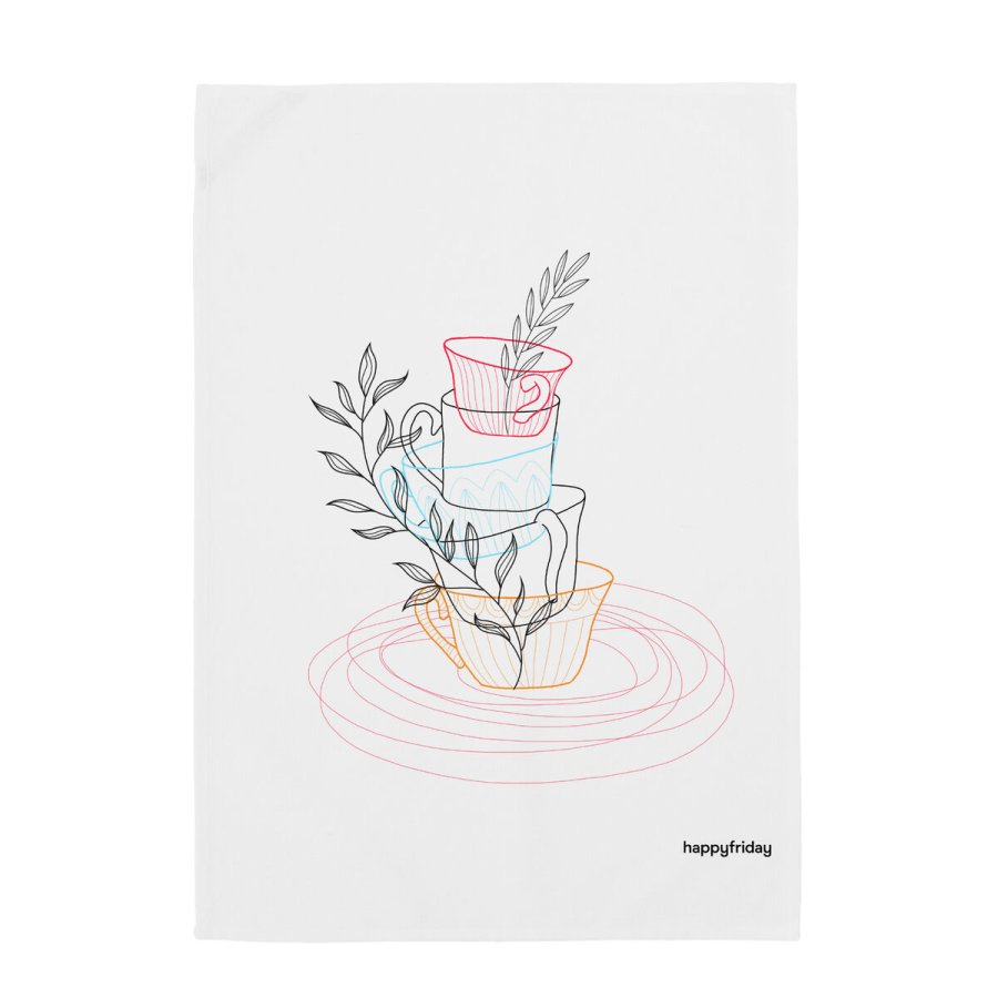 Karklud HappyFriday Breakfast Multifarvet 70 x 50 cm (2 enheder) #11