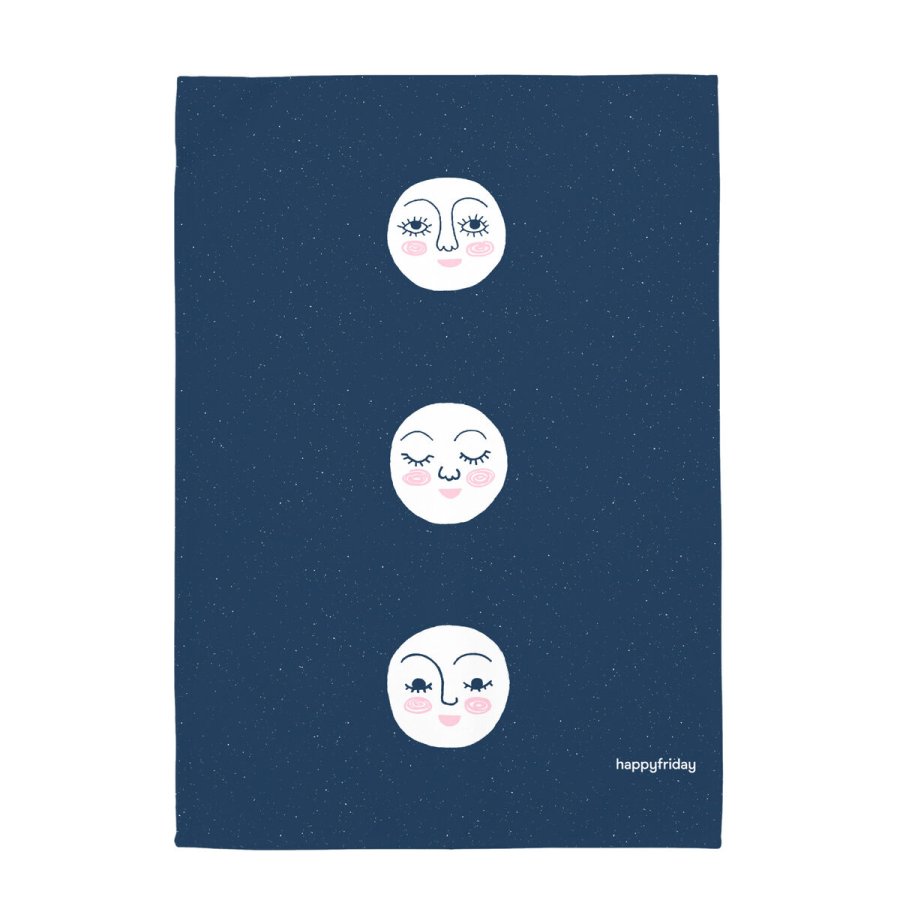 Karklud HappyFriday Moon Multifarvet 70 x 50 cm (2 enheder) #6
