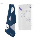 Karklud HappyFriday Moon Multifarvet 70 x 50 cm (2 enheder) #16