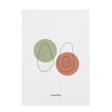Karklud HappyFriday Avocado Multifarvet 70 x 50 cm (2 enheder) #11