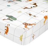 bundplastik HappyFriday MINI Hvid Multifarvet 60 x 120 x 14 cm dyr #1